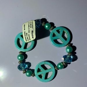 🗯 5/$12! Nicole peace bracelet